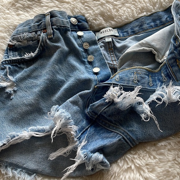 Agolde Parker Shorts Size 27 in Swapmeet Color - Picture 5 of 5